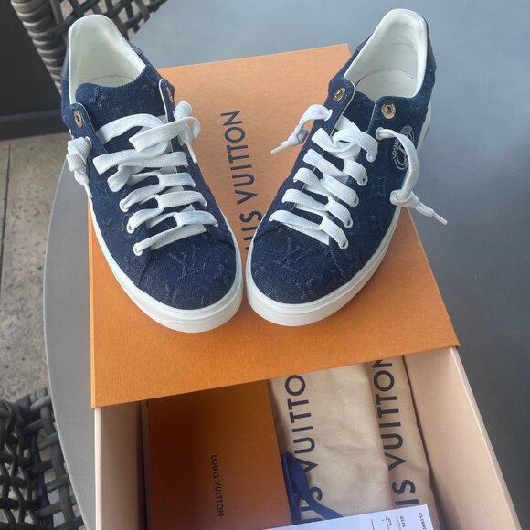Louis Vuitton Time Out Sneaker Denim - Picture 10 of 14